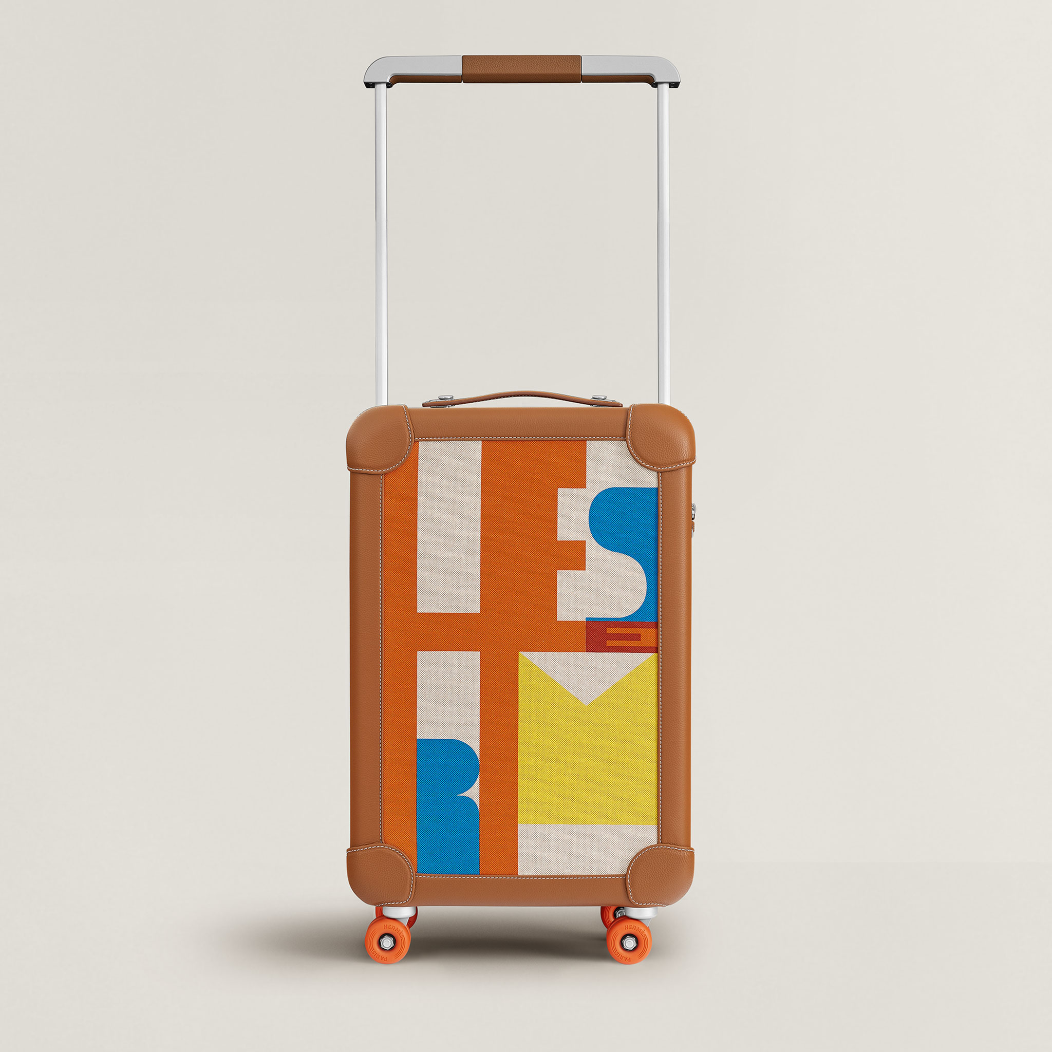 HERMES Canvas Taurillon Regate RMS Rolling Trolley Luggage